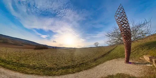 Mittelpunkt Oberfranken Weitwinklig