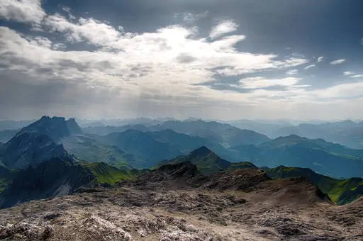 Alpen Gipfel