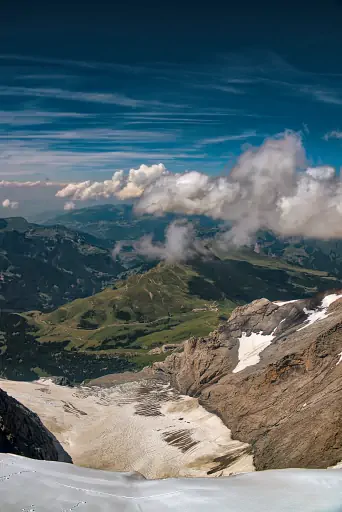 Blick Von Jungfrau Ins Tal Fav5